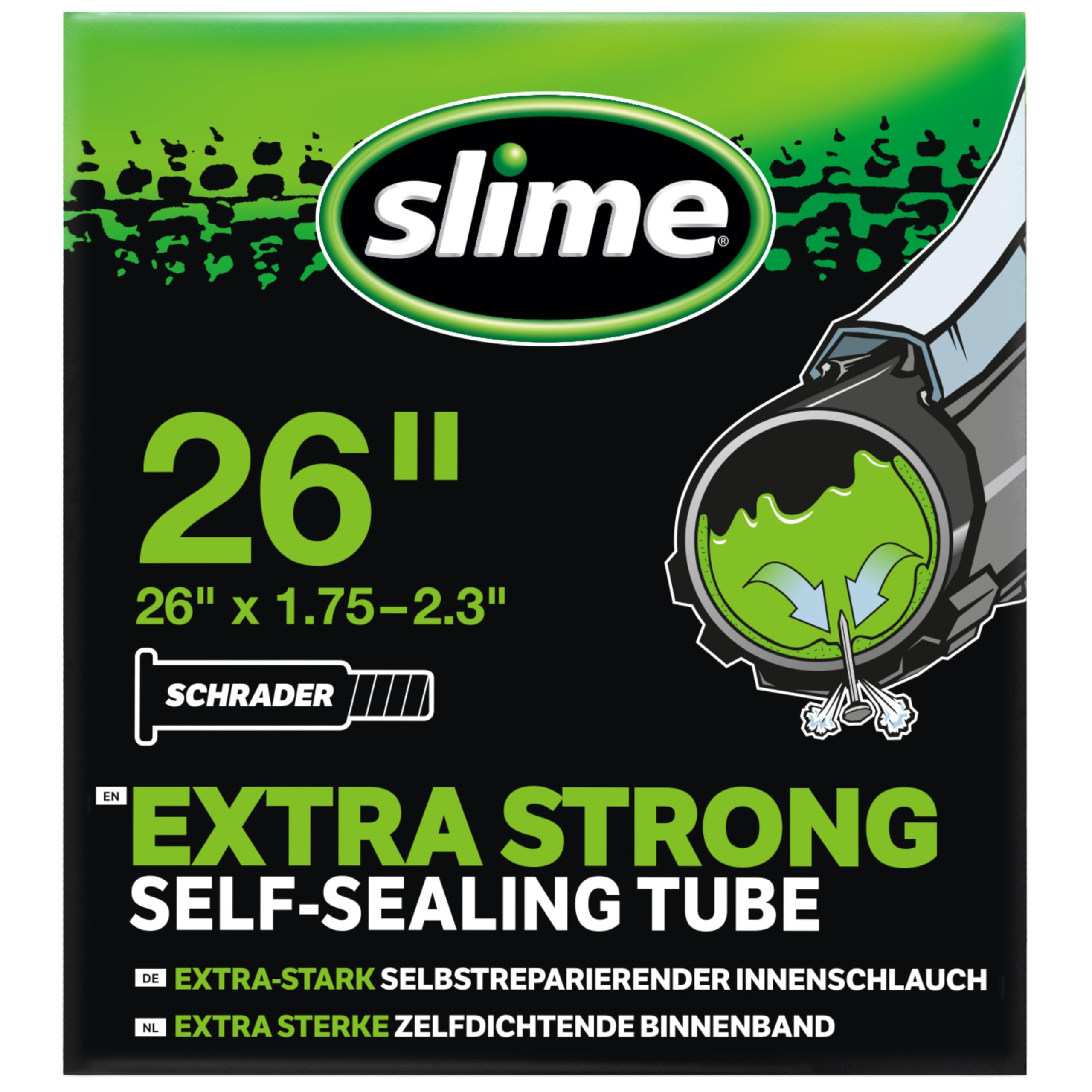 Slime Extra Strong Self-Sealing Tube 26" x 1.75-2.125" Schrader