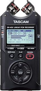 Tascam DR-40X 4-Track Digital Audio Recorder & USB Audio Interface