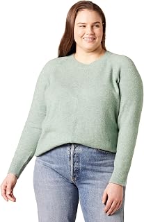 Amazon Essentials Women's Regular-Fit Soft Touch Long-Sleeve Crewneck Jumper