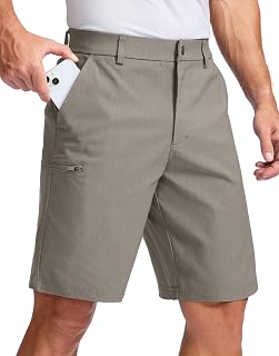 Pudolla Men's Casual Shorts 7/5/9 Inch Golf Shorts with 4 Pockets