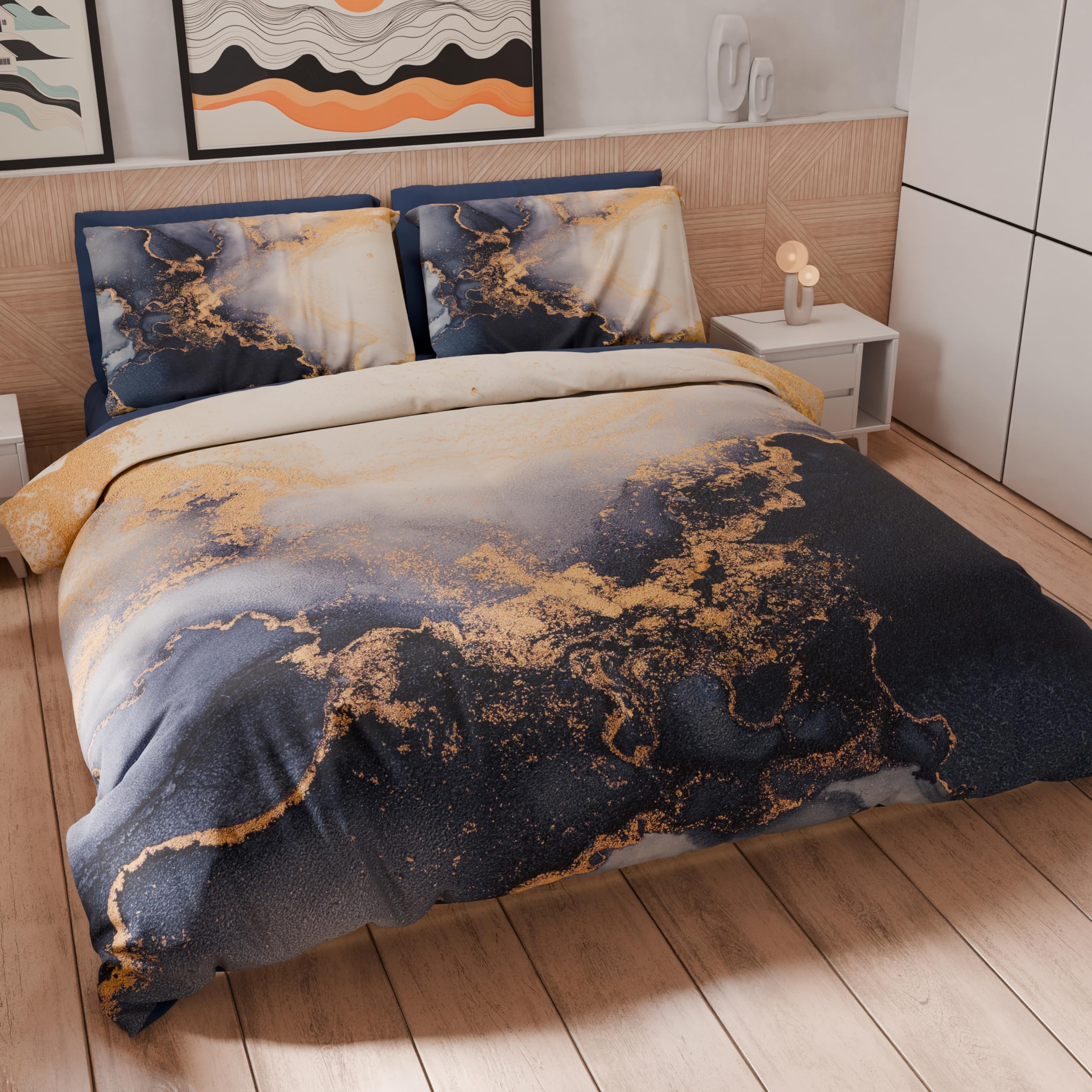PETTI Artigiani Italiani - Single Duvet Cover Set 150 x 200 cm (1 Pillowcase 50 