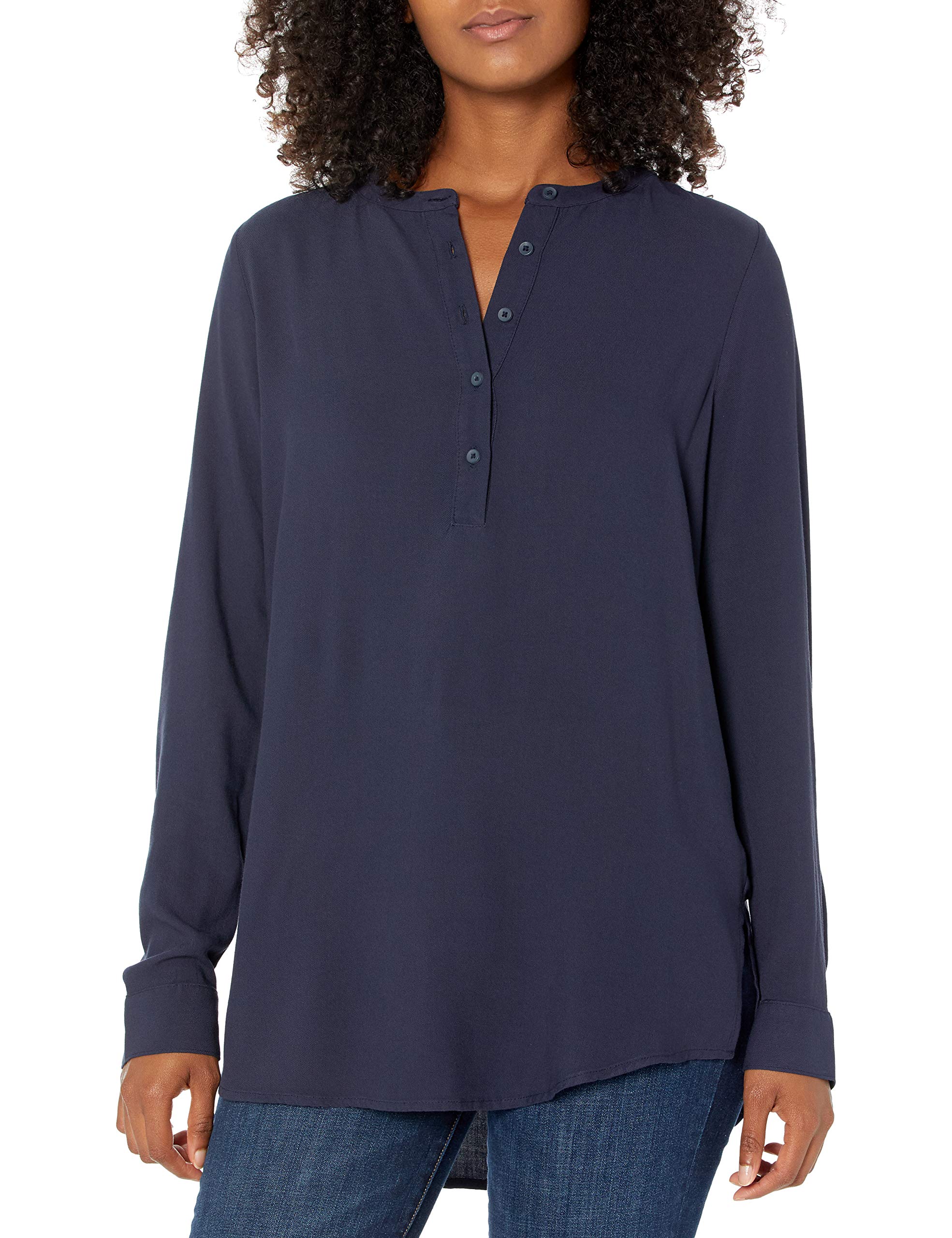 Amazon Essentials Women's Long Sleeve Knit Blouse Tunic