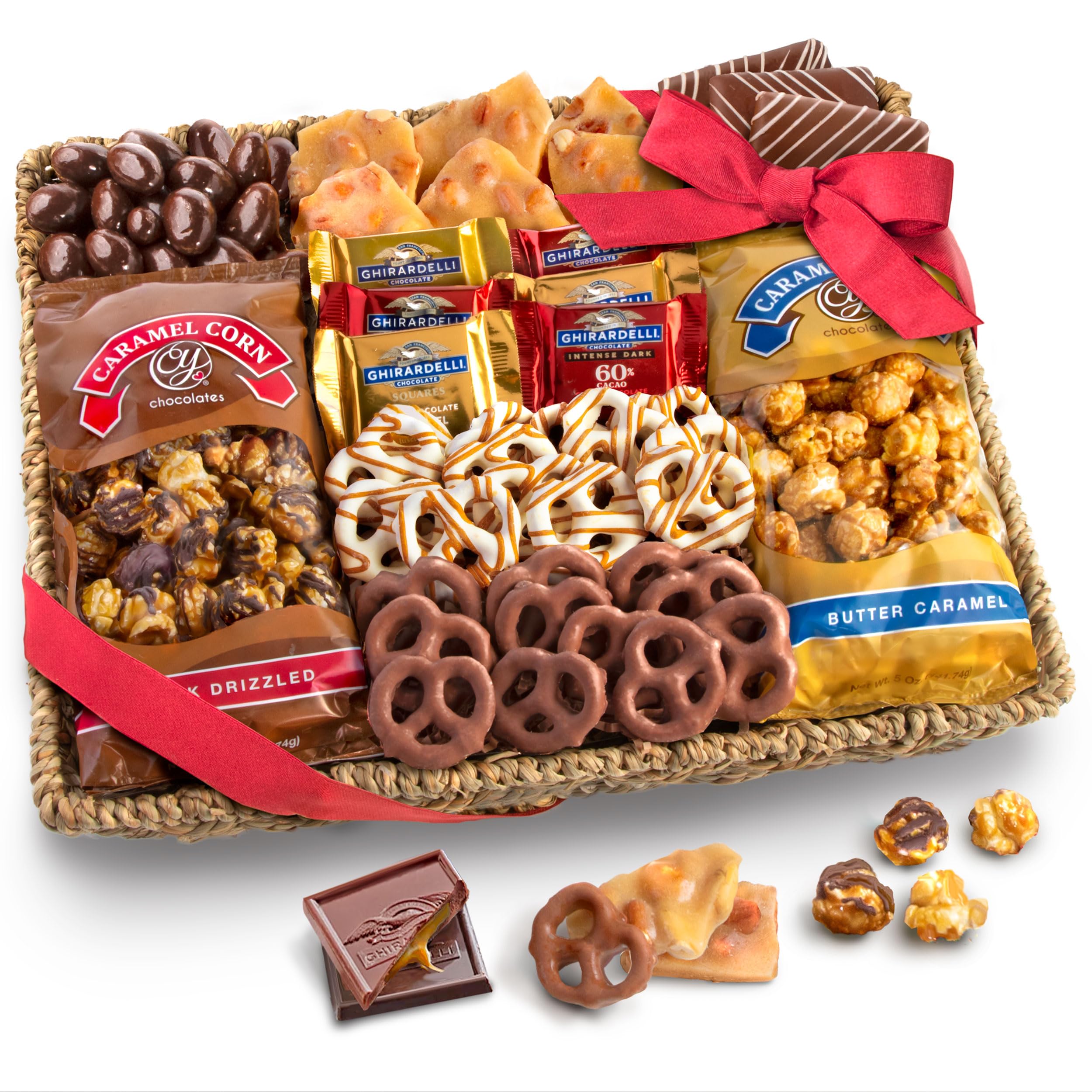 A Gift Inside Chocolate Gift Basket - Sweet Treats Gift Tray, Chocolates Gift Ba