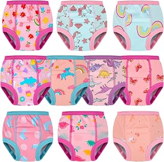BIG ELEPHANT 10-Pack Potty Training Underwear, Toddler Training Pants