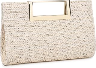 Gurina Evening Clutch Purses for Women Formal Party Clutch Bags Cocktail Prom Fashion PU Leather Shoulder Handbags