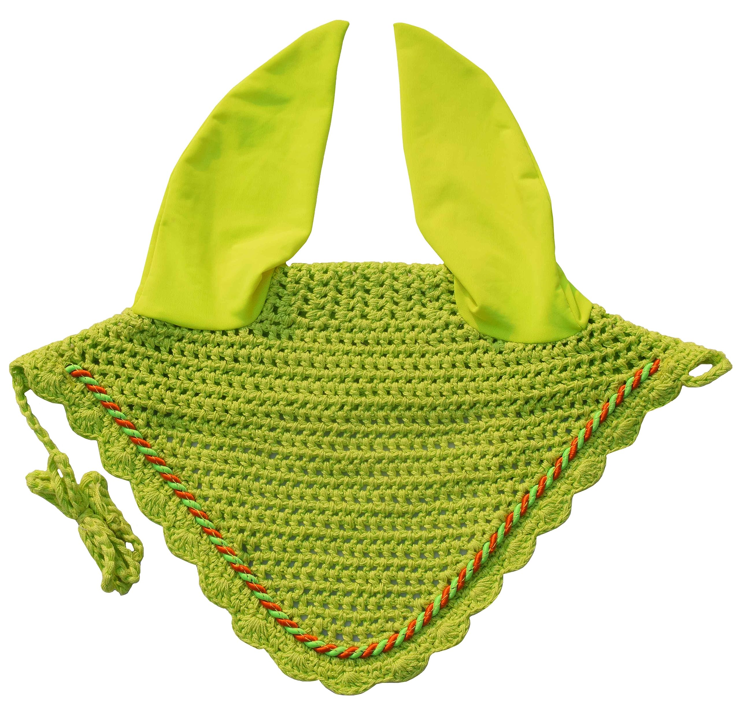 Horse Ear Bonnet Ear Net Hat Fly Bonnet Hood Mask Fly Veil Full Hand Made Cotton