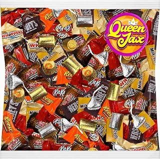 Chocolate Candy Variety Pack, 5 lb Bulk Mix, Individually Wrapped | Bulk Candy Individually Wrapped for Sharing, With Mini Chocolate Bars and Bite-Sized Treats