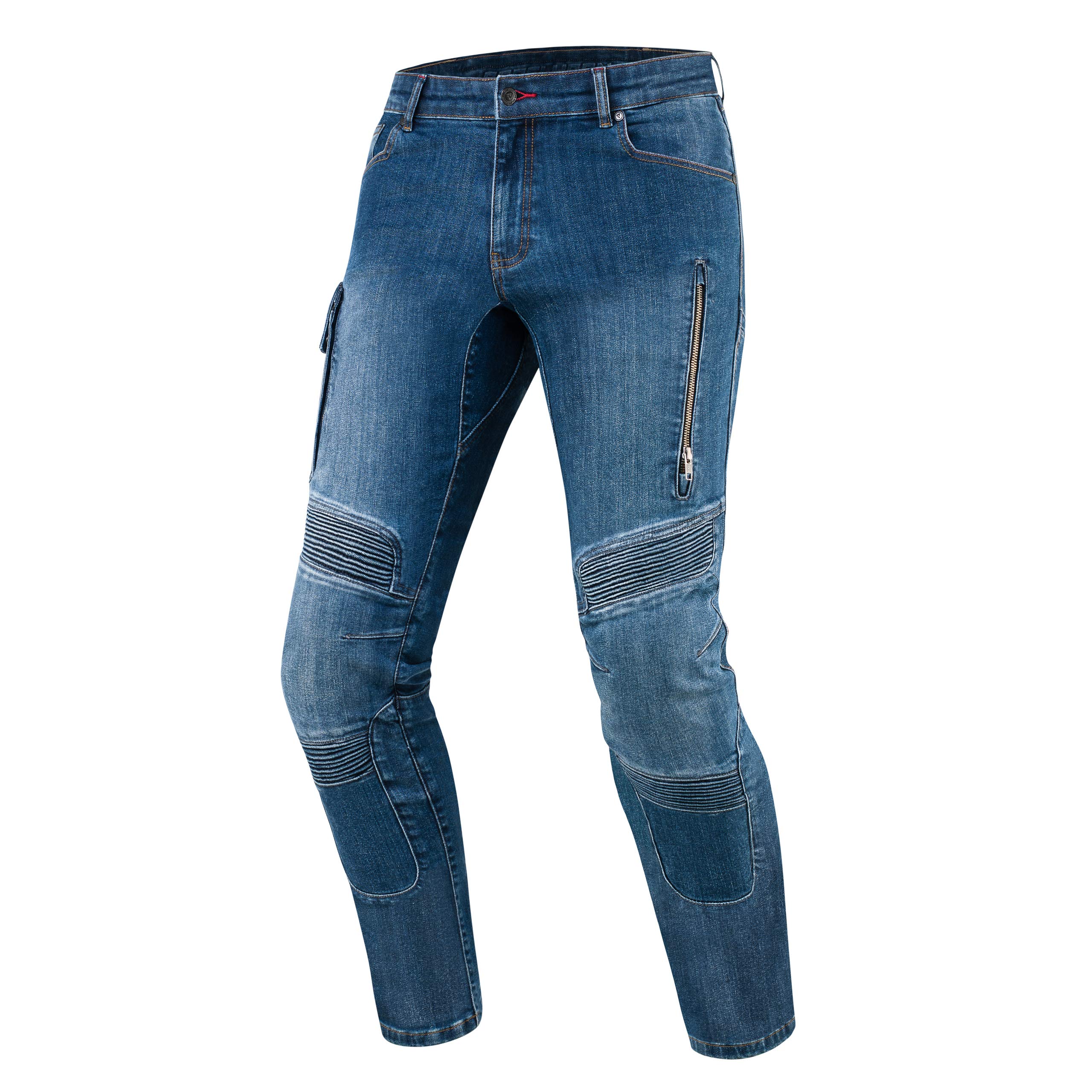 REBELHORN Vandal Men's Motorcycle Jeans | Aramid Fibre Lining | SAS-Tec Knee and