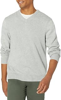 Amazon Essentials Men's V-Neck Pullover (Available in Big and Tall Sizes)