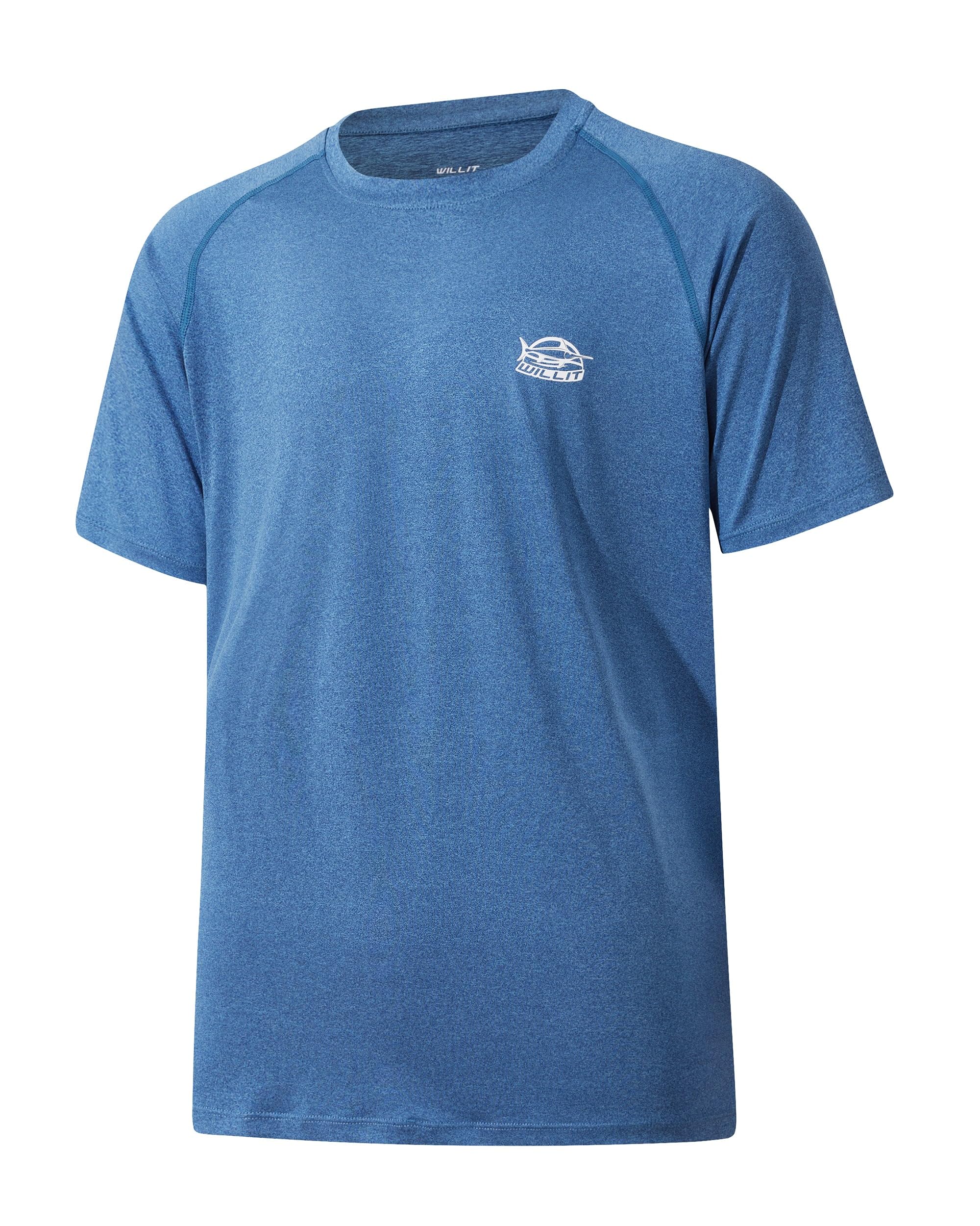 Willit Rashguard Short Sleeve UPF 50+ Quick Dry Sun Protection Swim Shirt