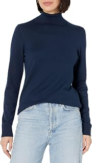 Amazon Essentials Women's Classic-Fit Lightweight Long-Sleeve Turtleneck Sweater