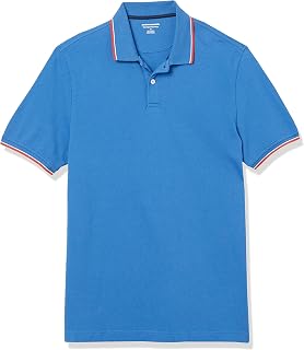 Amazon Essentials Men's Slim Cotton Pique Polo Shirt