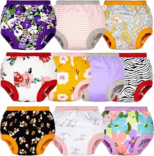BIG ELEPHANT Toddler Potty Training Underwear, 100% Cotton for Boys & Girls
