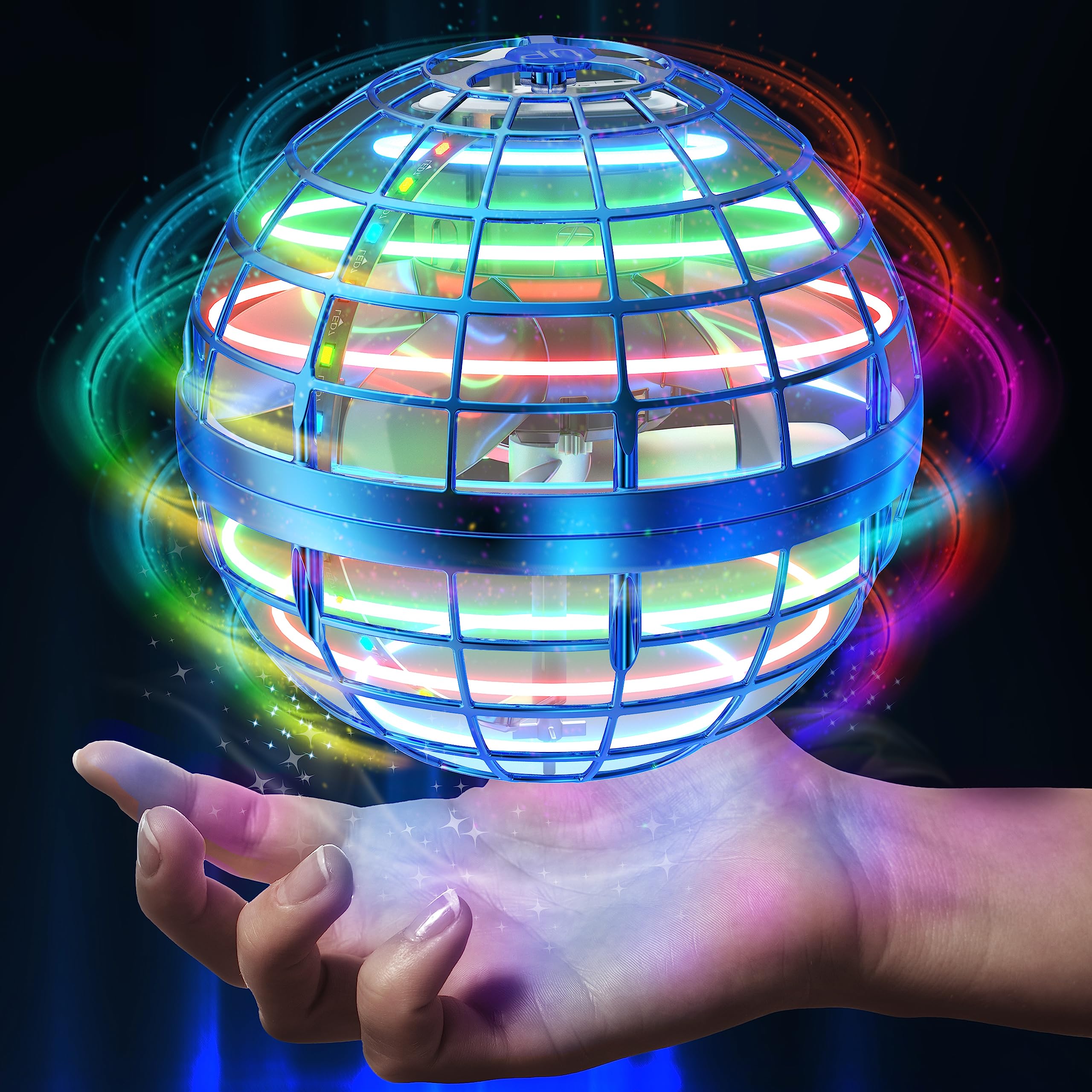 AMERFIST Flying Orb Ball Toy,Cosmic Globe Boomerang Hover Ball Galactic Fidget S