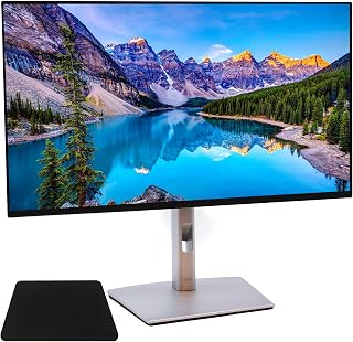 Dell 27 inch Monitor, P2725H Full HD 1080p Computer Monitor, Anti Glare 16:9 IPS Computer Screen, LCD 60Hz Monitor with Slim Design for Home and Office, Mouse Pad Included