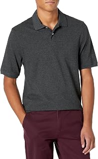 Amazon Essentials Men's Classic Fit Cotton Pique Short Sleeve Polo Shirt (Available in Plus Size)