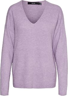 VERO MODA Female Knitted Jumper VMCREWLEFILE Knitted Jumper
