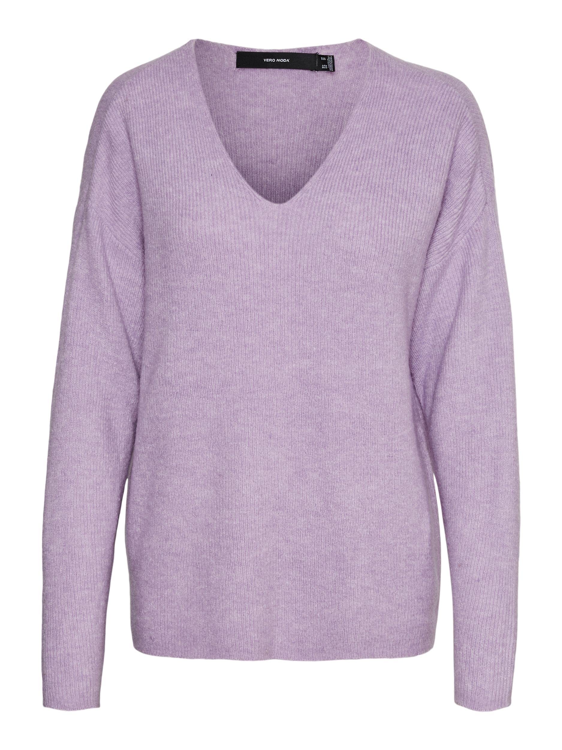 VERO MODA Female Knitted Jumper VMCREWLEFILE Knitted Jumper