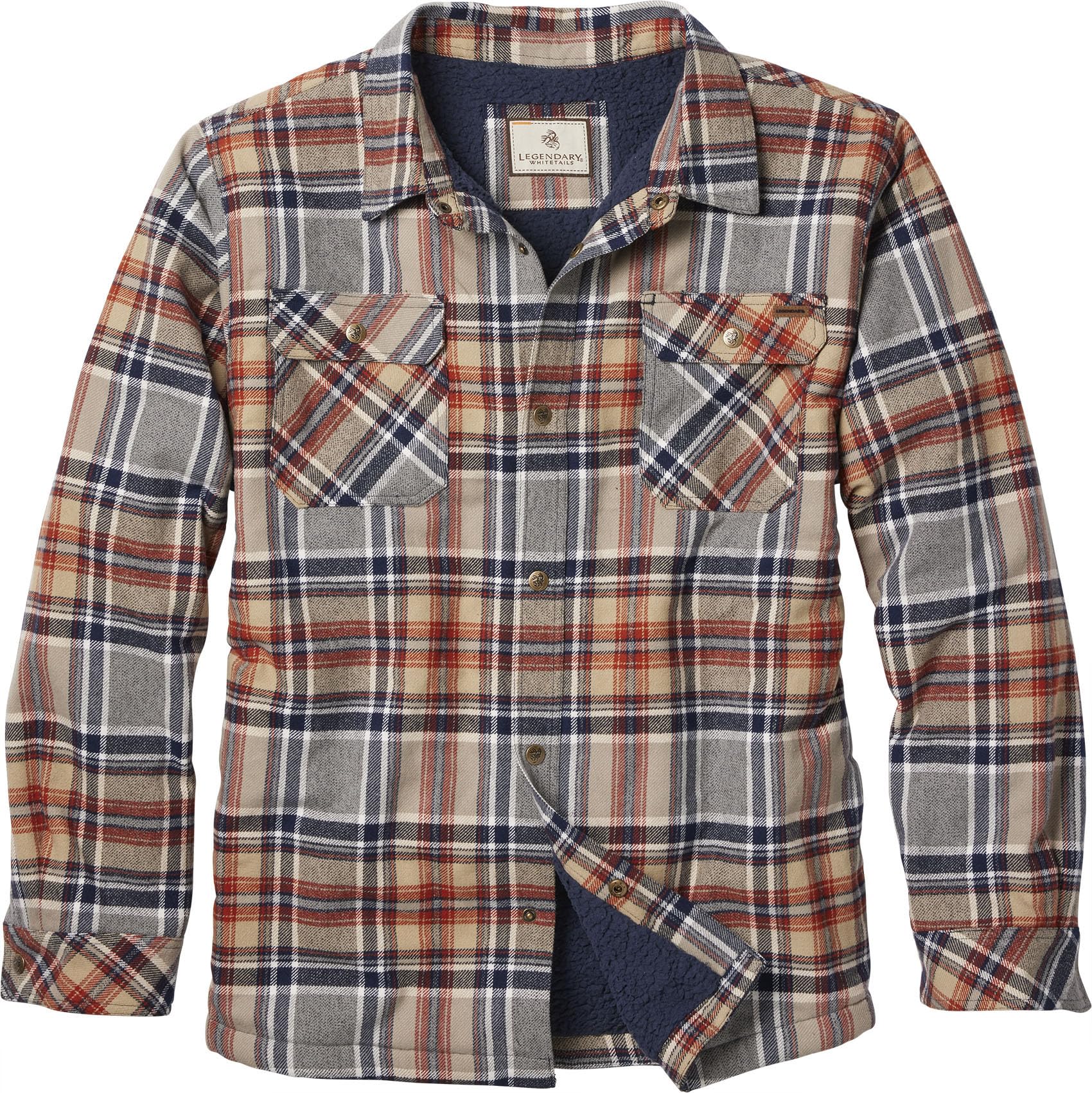 Legendary Whitetails Chemise en Flanelle pour Homme avec Doublure Polaire Veste,
