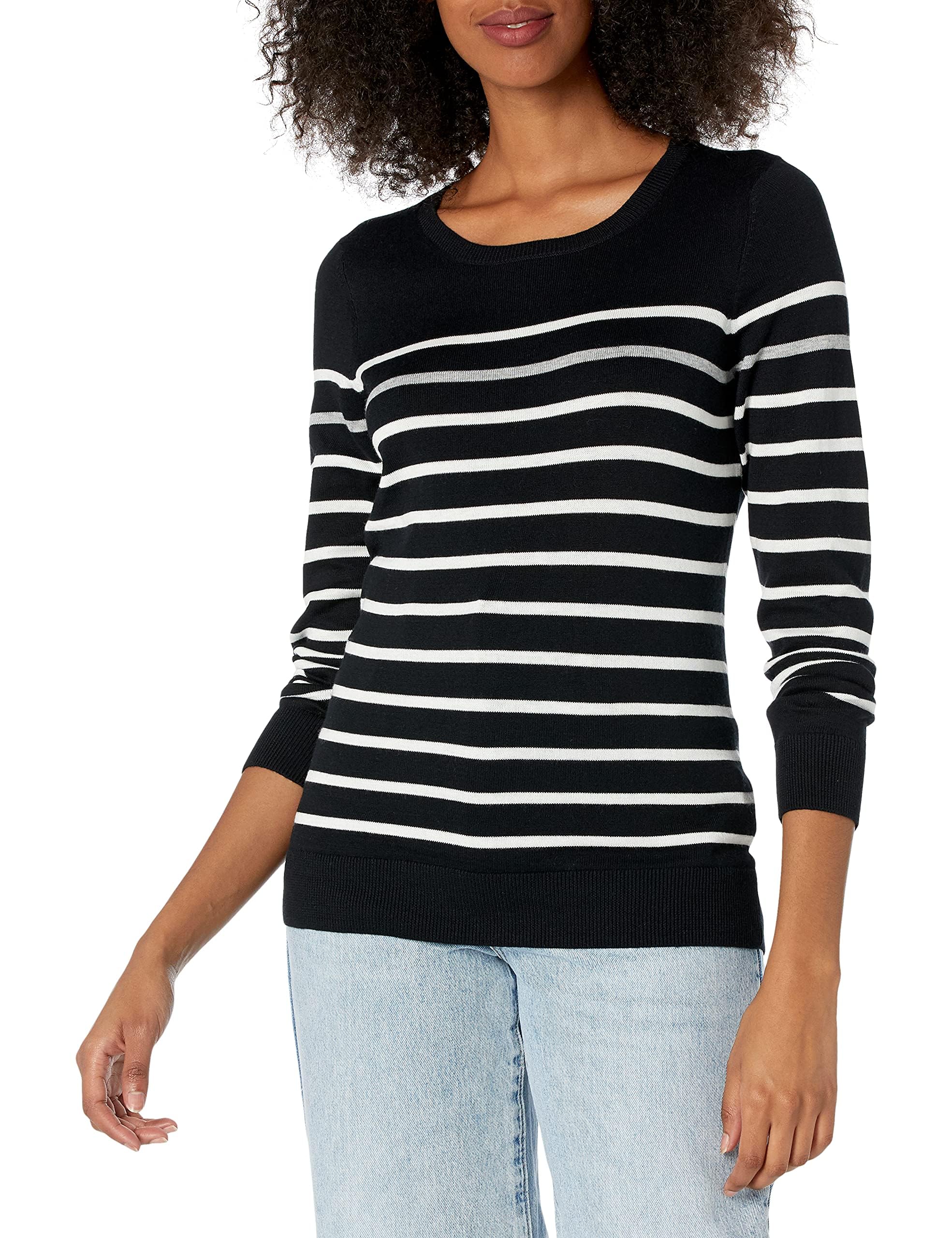 Amazon Essentials Women’s Lightweight Long Sleeve Round Neck Jumper (Available i