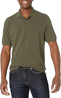 Amazon Essentials Mens Regular-Fit Cotton Pique Polo Shirt