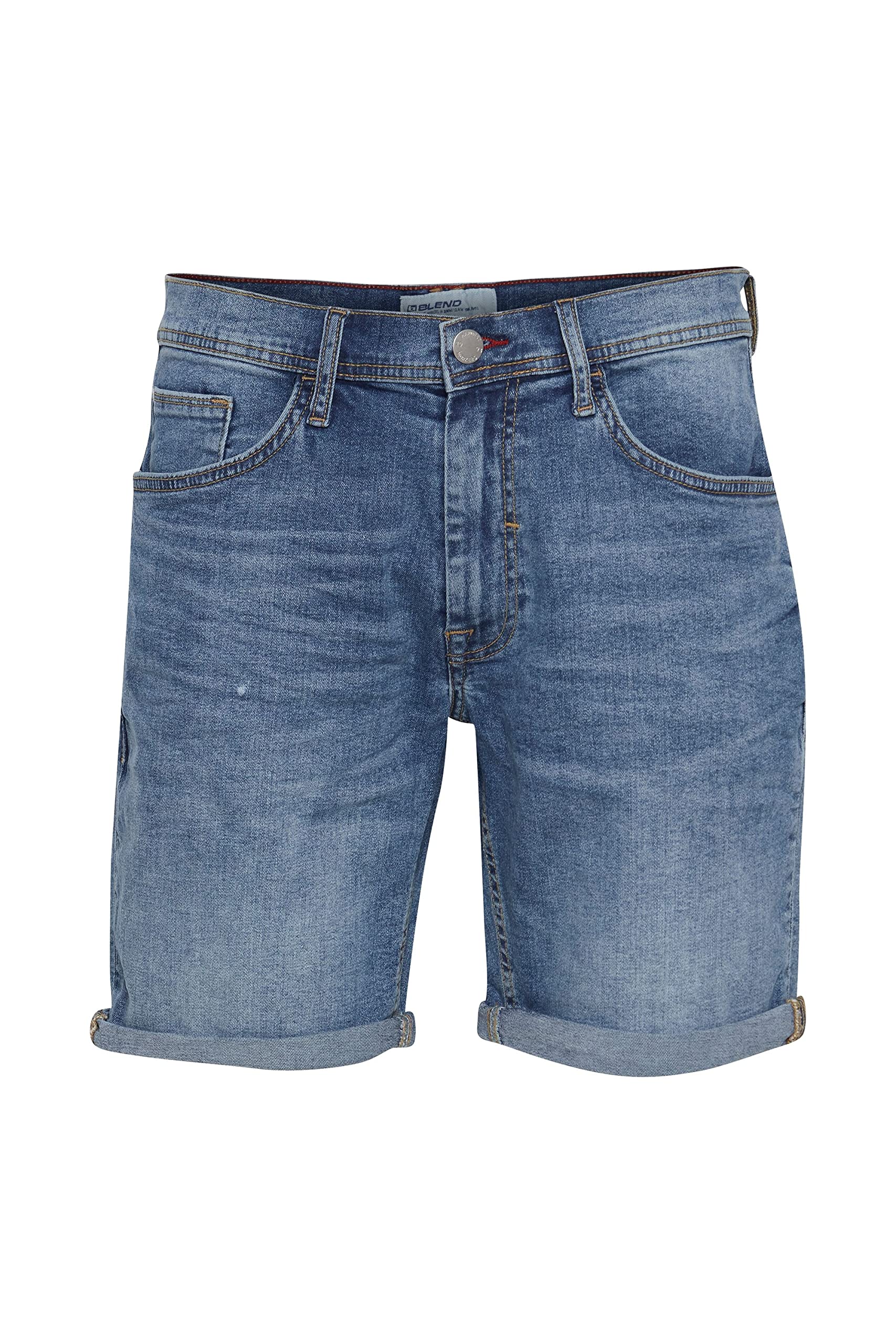 Blend Men's BHDenimshorts Regular Fit Short Jeans 5-Pocket Stretch Denim Shorts
