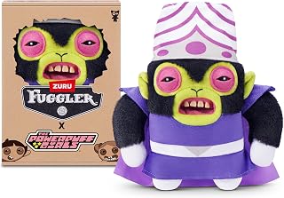Fuggler Powerpuff Girls 9-Inch Plush Toy (Mojo JoJo) by ZURU – Funny Ugly Monster Stuffed Animal with Human-Like Teeth, Collectible Plush for Kids, Tweens, Teens, Adults & Cartoon Fans