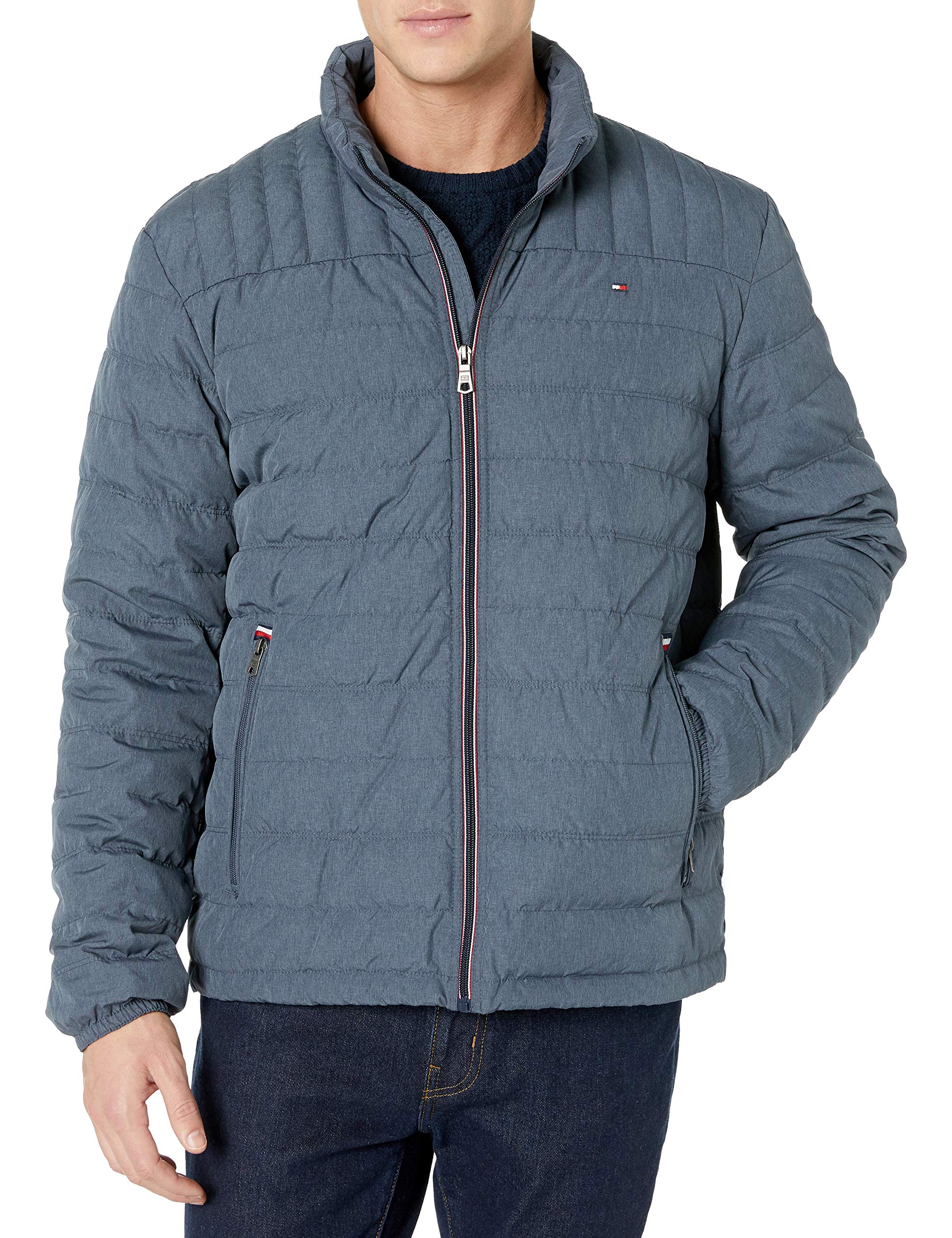 Tommy Hilfiger Real Down Folding Padded Jacket Men's Down Coat