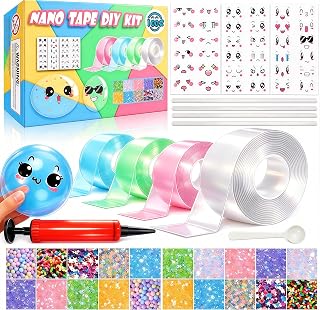 4Pcs Nano Tape Bubble Kit - Children's DIY Toys | Nano Double Sided Adhesive Tape Bubbles, Party Favors, Kids Craft, For Boys and Girls Ages 6-12