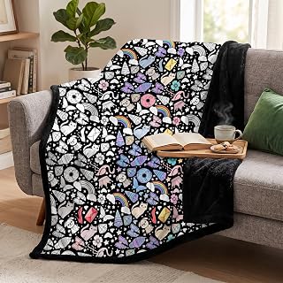 DIY Coloring Blanket Kit With 24 Markers Sherpa Craft Blanket For Kids | Color Your Sherpa Blanket With 24 Fabric Markers. Fun DIY Arts And Crafts Kit For Kids And Teens.