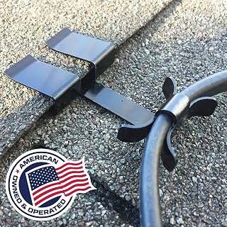 Grip Clip Roof Clips - Clip Hooks for Installing Heat Tape & De-Icing Cable - Prevents Unnecessary Damage to Roofing - Simple Nail-Free Outdoor Cable Clips (.325-25 Pack)