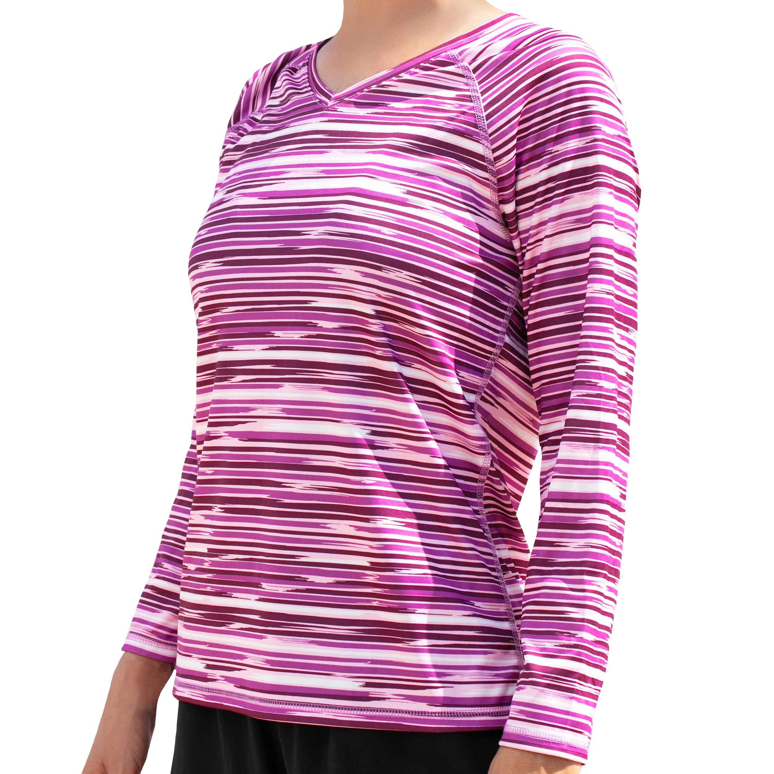 Kanu Surf UPF 50+ Long Sleeve Active Swim Tee & Workout Top Women's Rash Guard