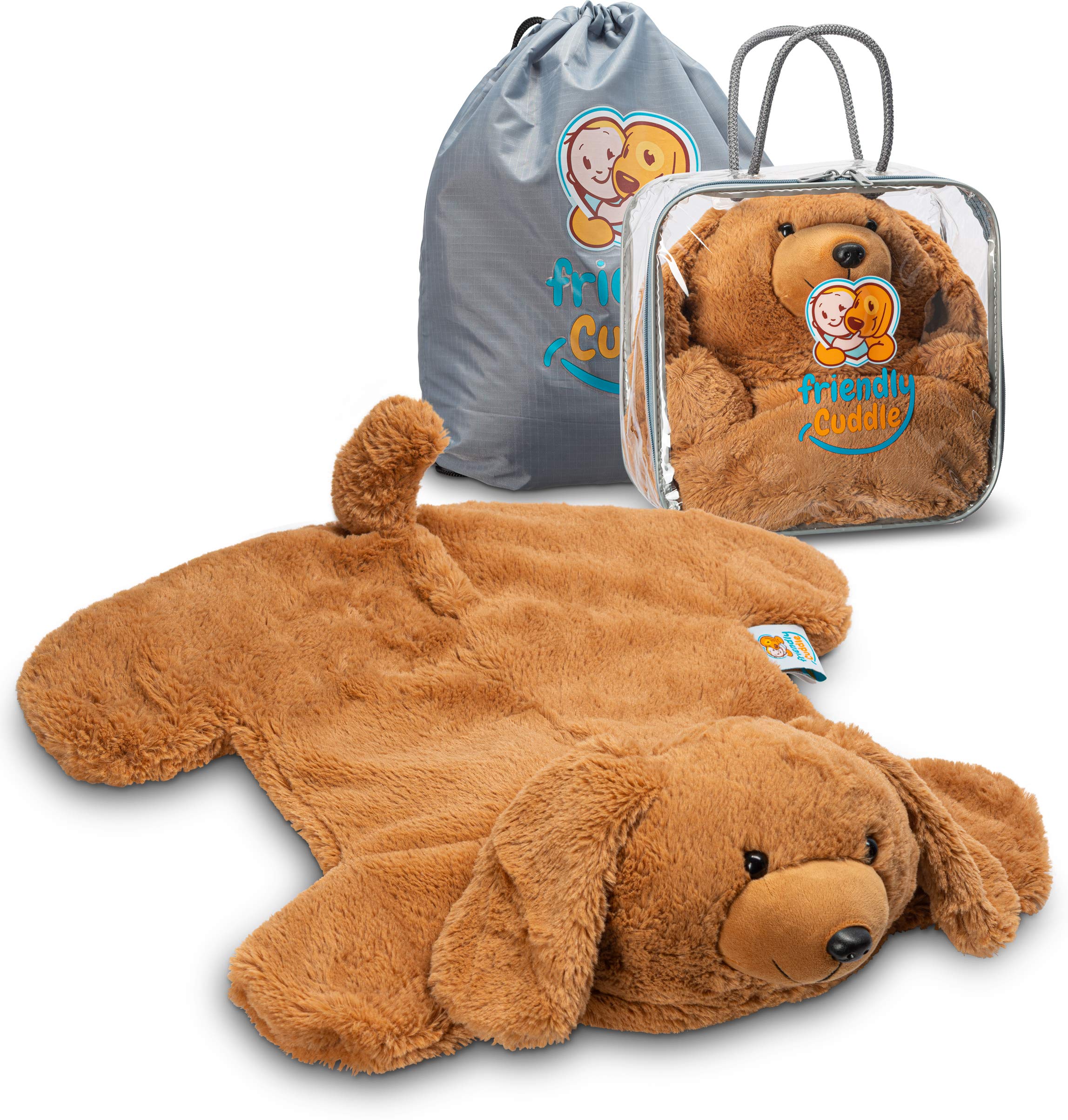 FRIENDLY CUDDLE Weighted Lap Pad for Kids 5 lbs. - Sensory Weighted Stuffed Anim