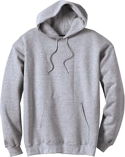 Hanes Ultimate Cotton Men's Tracksuit Top, Light Steel