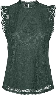 PIECES Sleeveless Top PCOLLINE Lace
