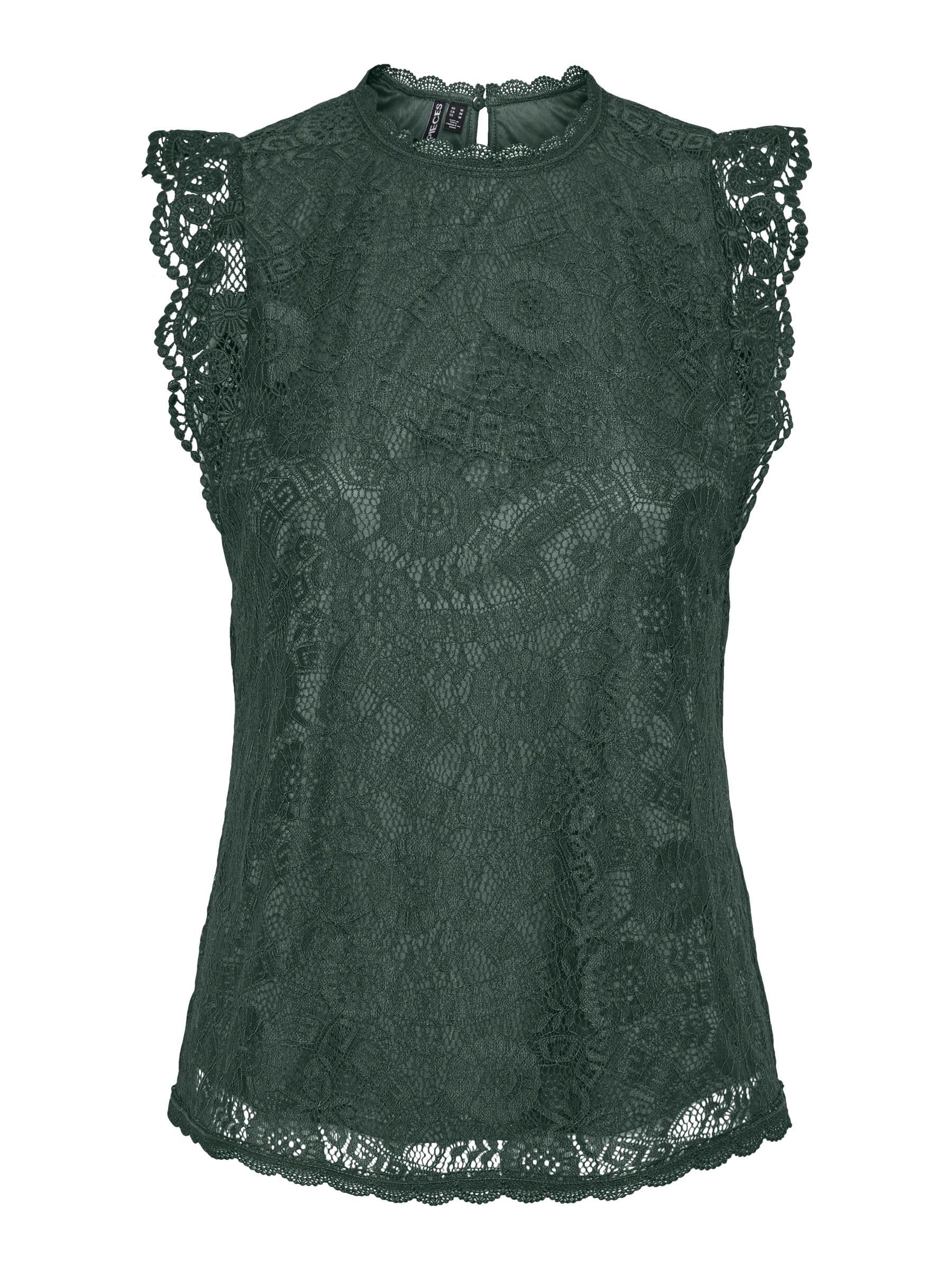 PIECES Sleeveless Top PCOLLINE Lace