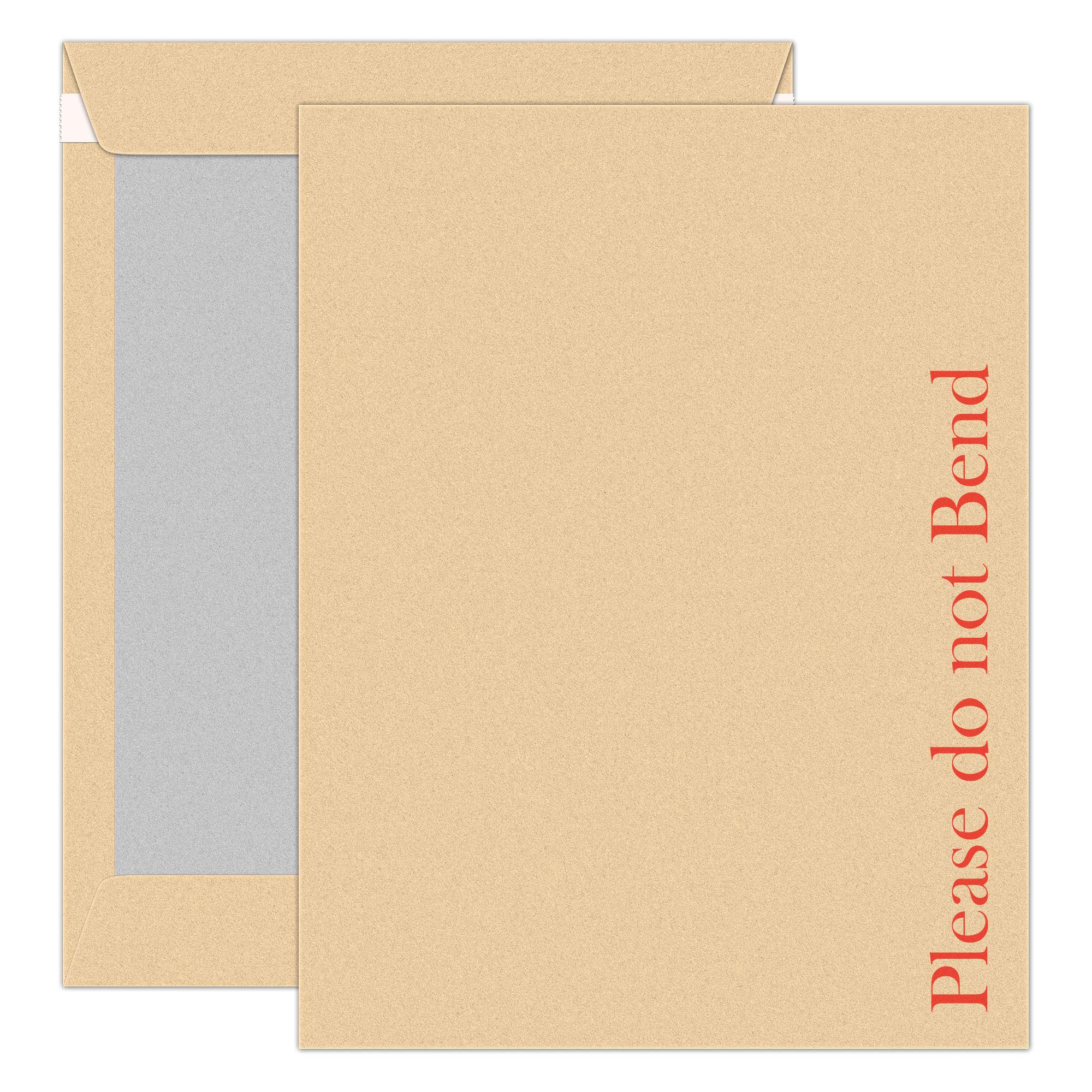 20Pcs A4 Envelopes Self-Seal iSOUL 324mm x 229mm A4 C4 Manilla Hard Board Backed