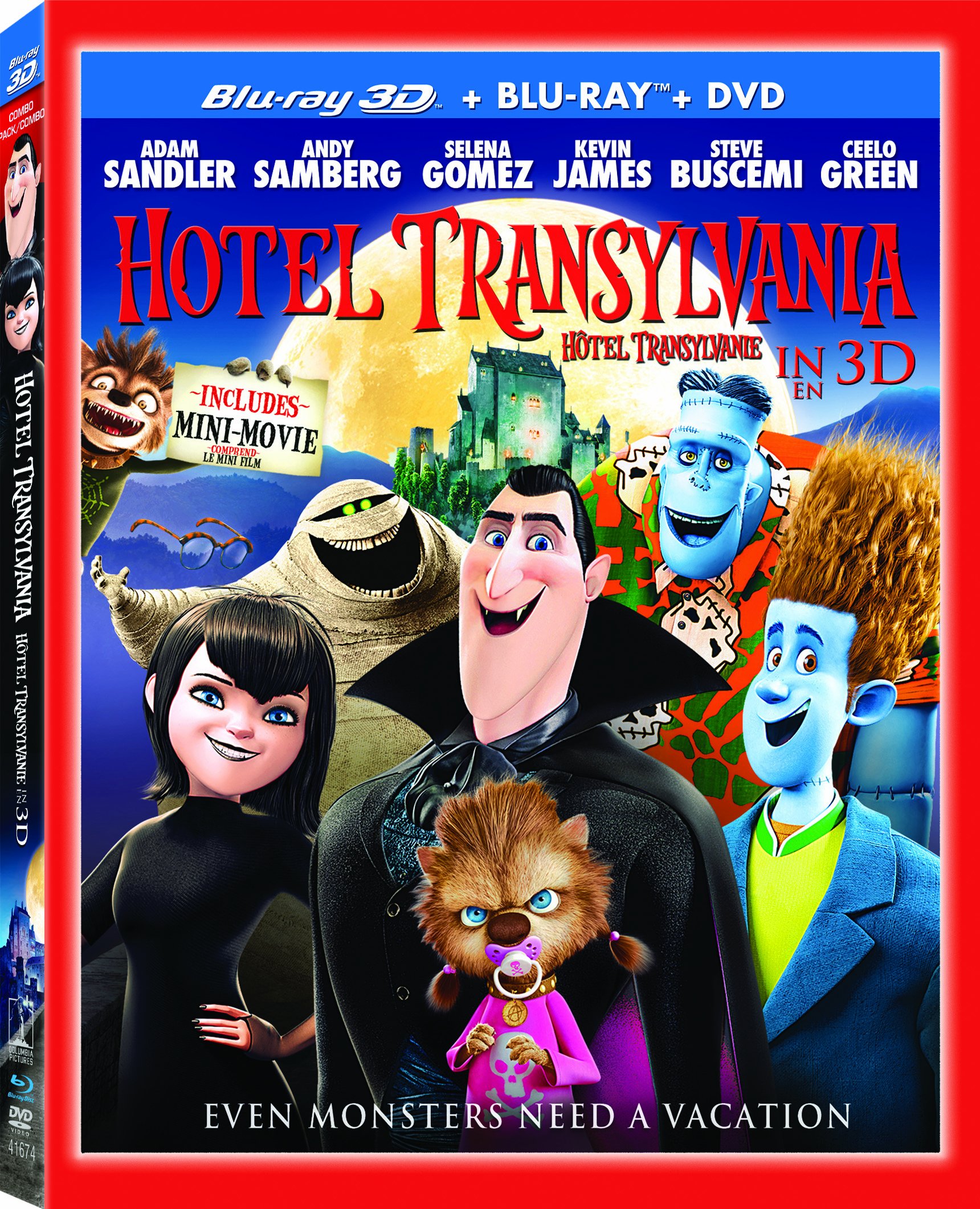 Hotel Transylvania (3D) (3 Discs) Bilingual - Blu-ray/ Combo Pack
