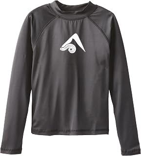 Kanu Surf Boy's Platinum Long Sleeve Rashguard Platinum Long Sleeve Rashguard