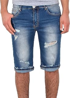 ESRA AS431 Men's Jeans Shorts Bermuda Shorts Summer Trousers