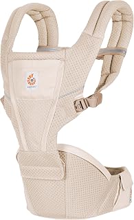 Ergobaby Alta Hip Seat Baby Carrier with Seat for Babies and Toddlers from 4 Months + (12-45 lbs) with SoftFlex Mesh