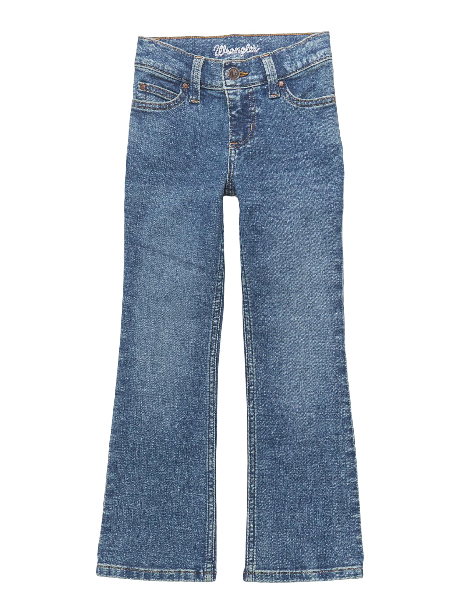 Wrangler Premium Patch Boot Cut Jeans Bambine e Ragazze