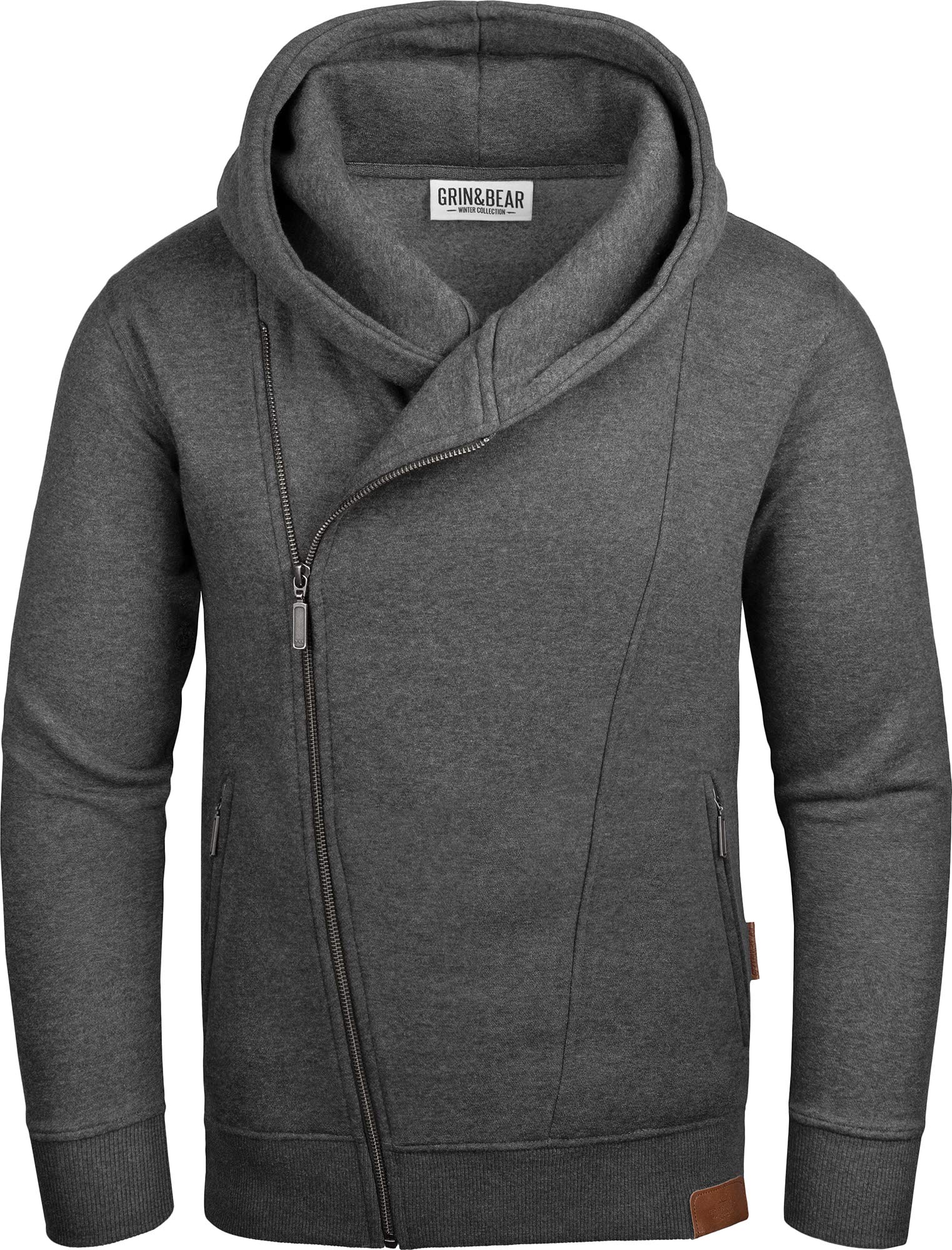 Grin&Bear GB016 Men's Zip Hoodie
