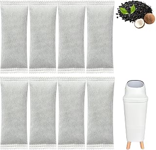 CxylCue 8 Pack Diaper Pail Deodorizer Compatible with Momcozy Diaper Pail | Activated Charcoal Odor Eliminator