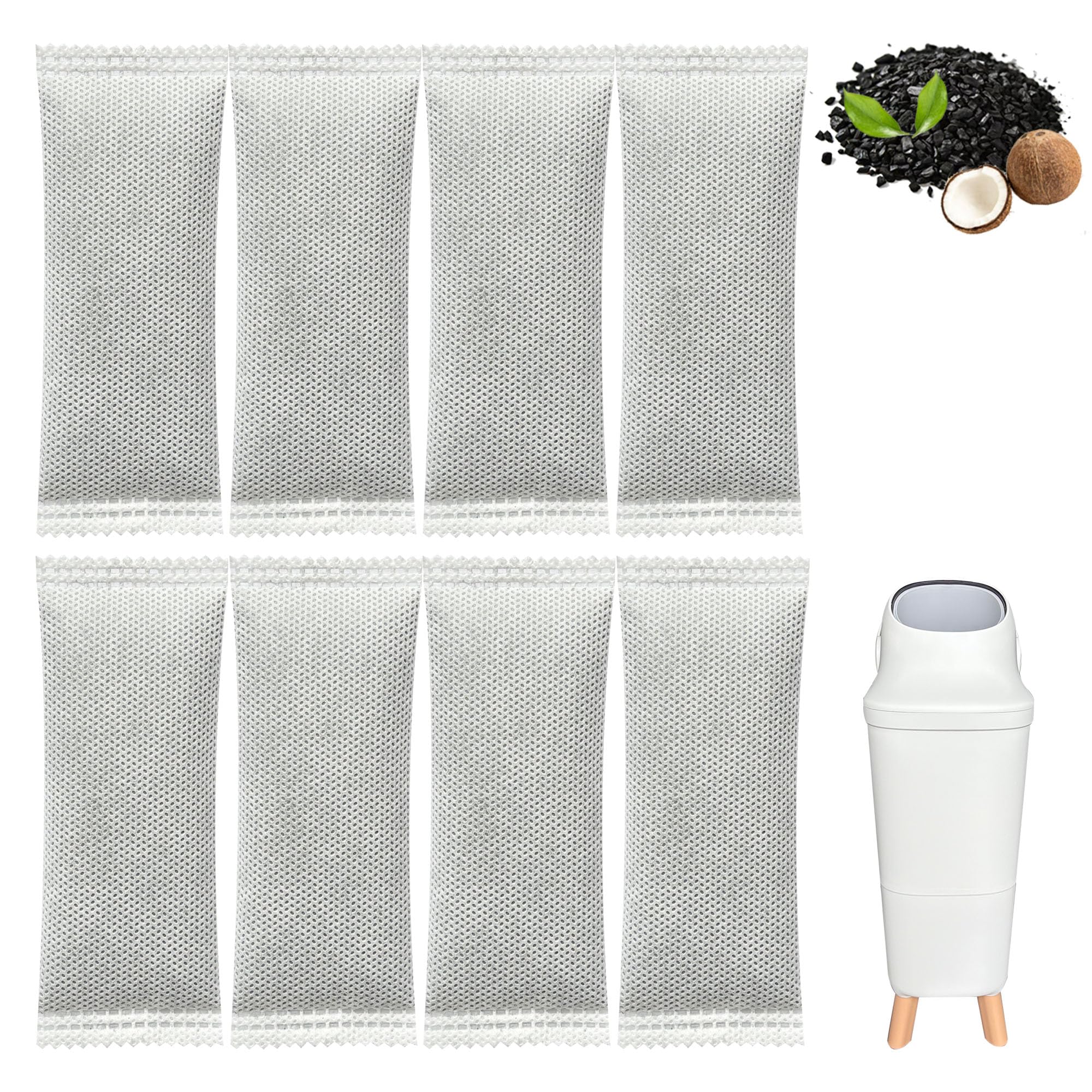 CxylCue 8 Pack Diaper Pail Deodorizer Compatible with Momcozy Diaper Pail | Acti