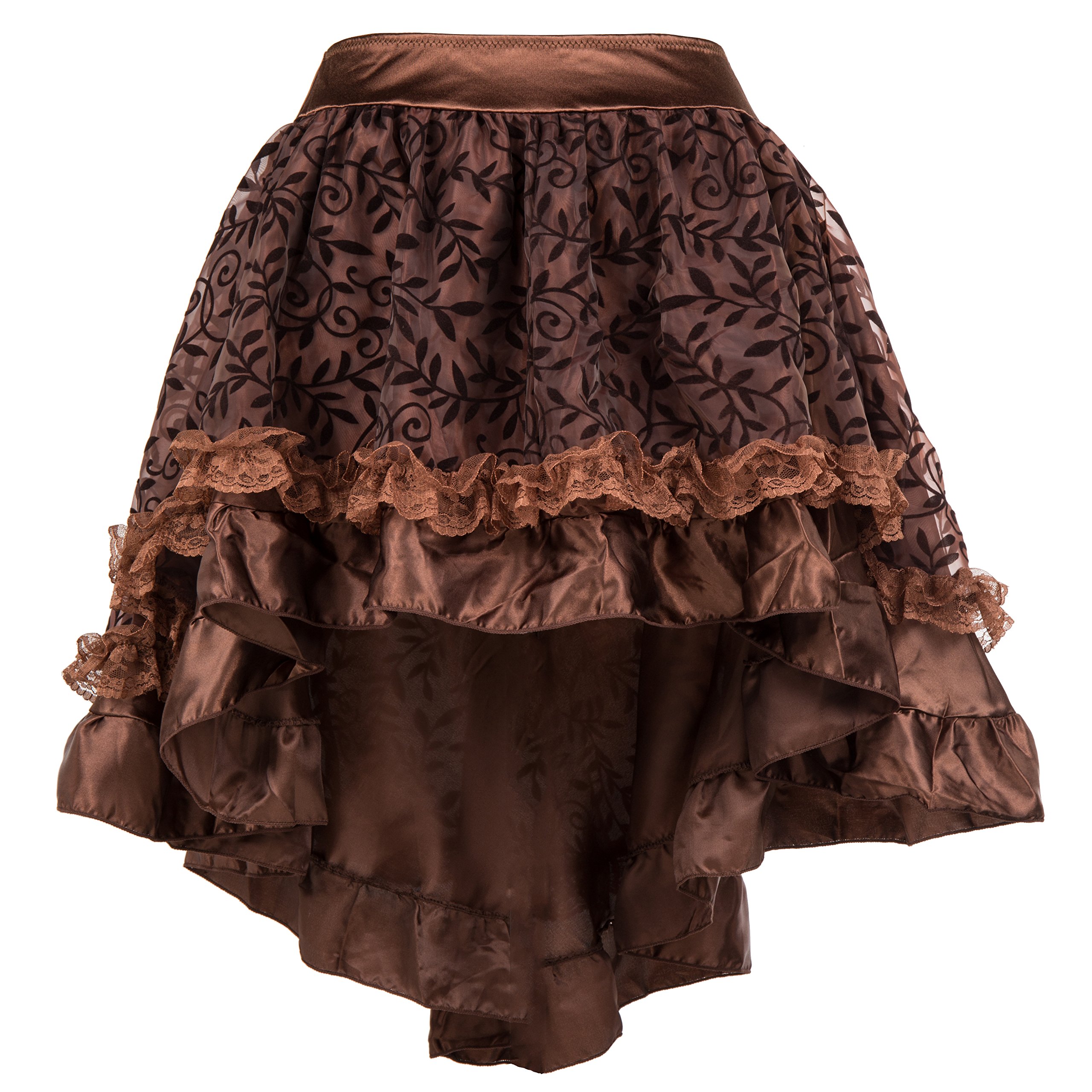 Bslingerie® Women's Gothic Punk Ankle Skirt