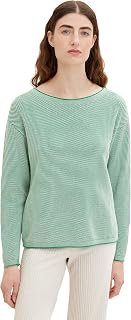 TOM Tailor 1030507 Women's Ruched Detail Sweatshirt (Pack of 1)