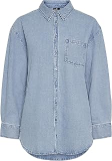 PIECES Denim Shirt PCMAISIE