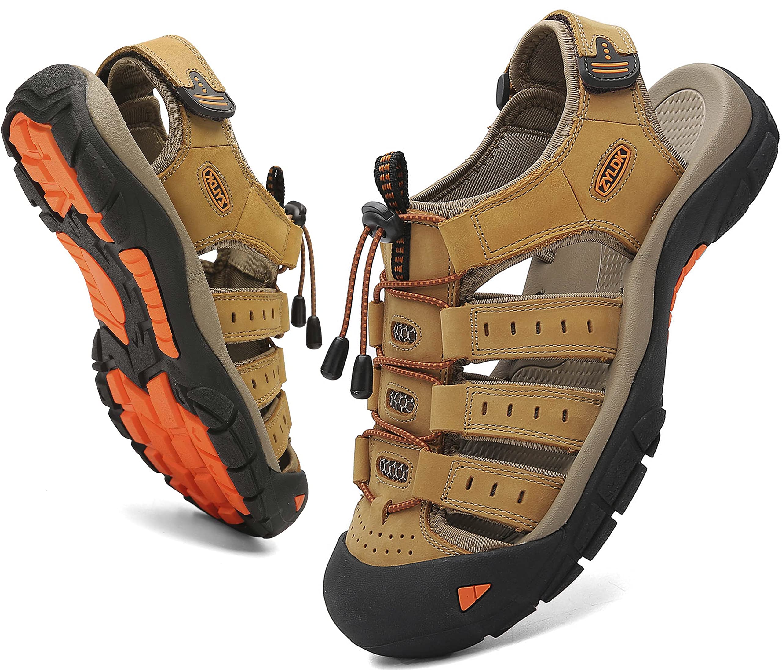 Men's Sports Sandals Summer Outdoor Leather Breathable Beach Outdoor Sports Sand