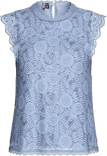PIECES Sleeveless Top PCOLLINE Lace